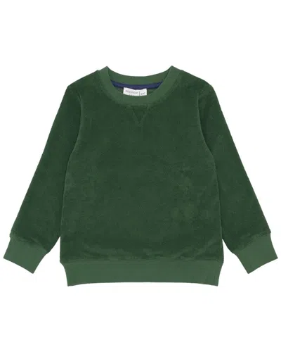 Minnow Kids'  Terry Sweatshirt In Green