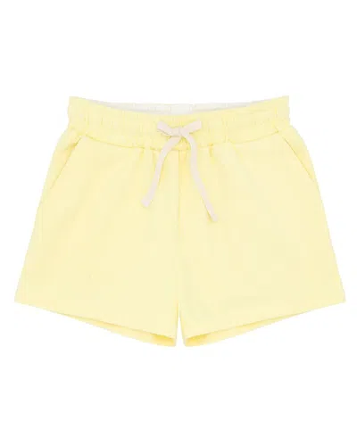 Minnow Kids'  Ultra-soft Twill Short In Yellow