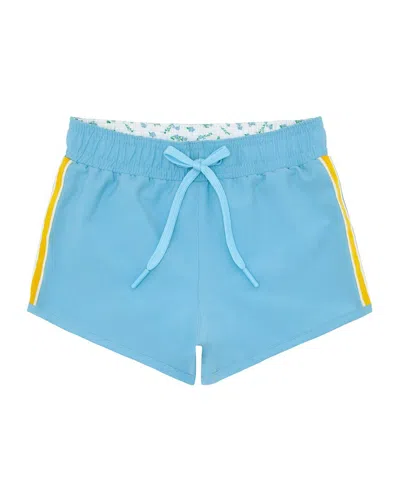 Minnow Kids' X Fanm Mon Board Short In Blue