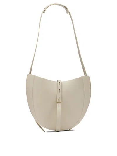 Mino Bossi Beige Leather Shoulder Bag