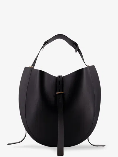 Mino Bossi Liz Leather Crossbody Bag In Black