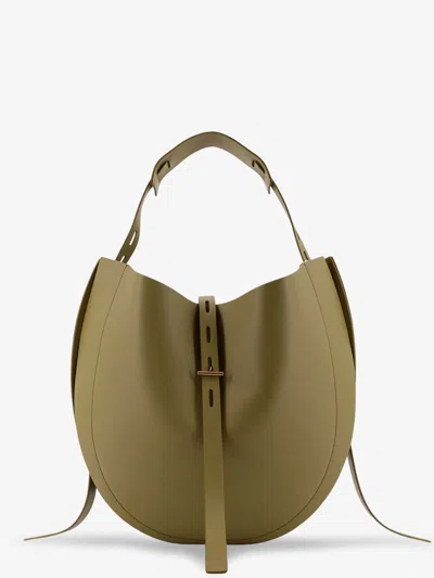 Mino Bossi Liz Leather Crossbody Bag In Green