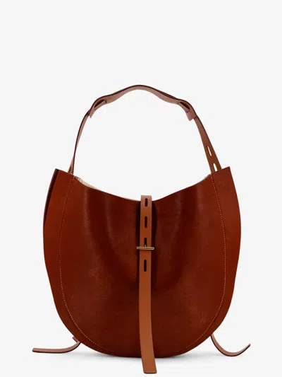 Mino Bossi Liz Pony Skin Shoulder Bag In Brown