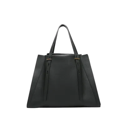 Minobossi Black Paula Textured Leather Bag