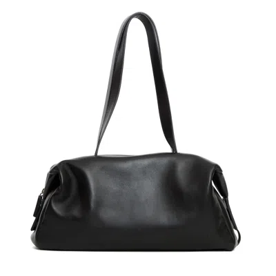 Minobossi Jane Shoulder Bag With Versatile Double Handle Design In Black