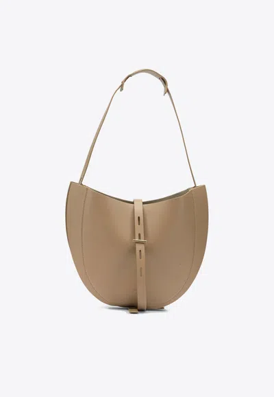 Minobossi Leather Shoulder Bag In Pink
