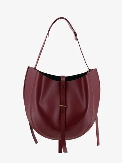 Minobossi Liz Leather Crossbody Bag In Red
