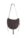 Minobossi Liz" Small Hobo Bag Brown In Brown