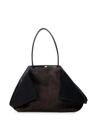 Minobossi Roxanne Panelled Shoulder Bag In Brown