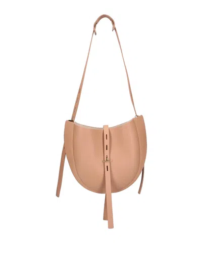 Minobossi Small Shoulder Bag In Nude