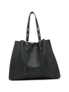 Minobossi Structured Shoulder Bag In Black