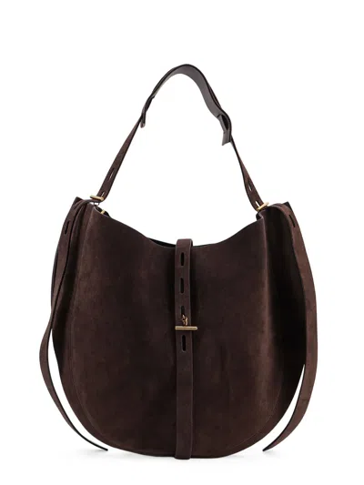 Minobossi Suede Crossbody Bag