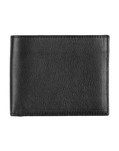 Minola Man Wallet Black Size - Leather