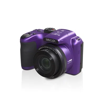 Minolta Mn26z Proshot 20 Mp / 1080p Fhd Bridge Camera W/26x Optical Zoom (purple)