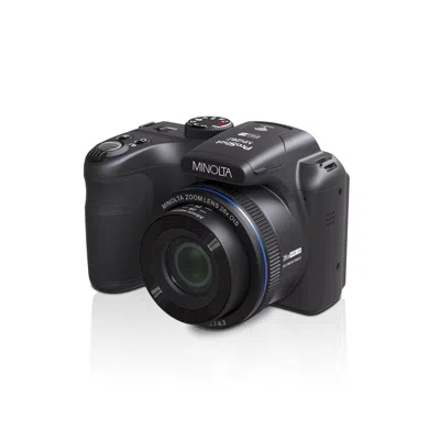 Minolta Mn26z Proshot 20 Mp / 1080p Fhd Bridge Camera W/26x Optical Zoom (purple) In Black
