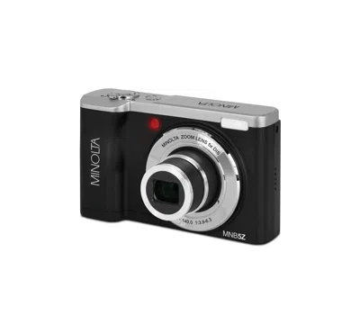Minolta Mnb5z 48 Mp / 5k Ultra Hd Dual Lens Camera W/5x Optical Zoom In Black
