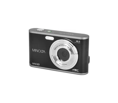 Minolta Mnd23 48 Mp Af / 4k Ultra Hd Camera In Black