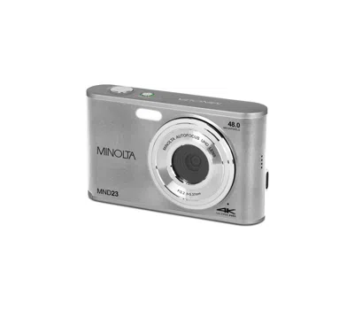 Minolta Mnd23 48 Mp Af / 4k Ultra Hd Camera In Silver