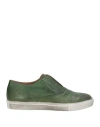 Minoronzoni Man Sneakers Dark Green Size 11 Leather
