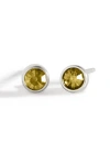 Mint & Lily Birthstone Bezel Studs