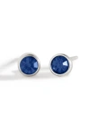 Mint & Lily Birthstone Bezel Studs