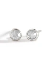 Mint & Lily Birthstone Bezel Studs