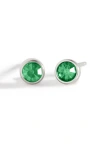 Mint & Lily Birthstone Bezel Studs