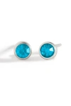 Mint & Lily Birthstone Bezel Studs