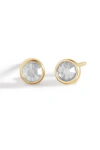 Mint & Lily Birthstone Bezel Studs