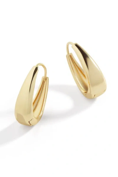 Mint & Lily Chunky Teardrop Hoop Earrings In Gold