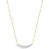 Mint & Lily Classic Arc Diamond Necklace In Gold