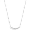 Mint & Lily Classic Arc Diamond Necklace In Metallic