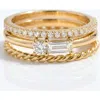 Mint & Lily Classic Ring Stack In Multi
