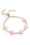 Mint & Lily Clover Enamel Bracelet