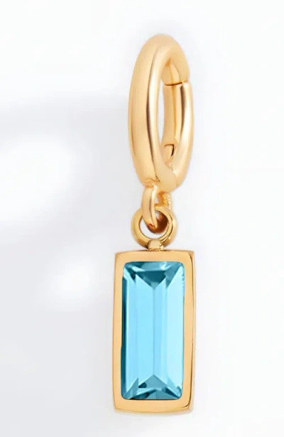 Mint & Lily Dainty Baguette Birthstone Charm