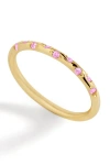 Mint & Lily Dainty Constellation Birthstone Ring