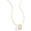 Mint & Lily Diamond Teardrop Necklace