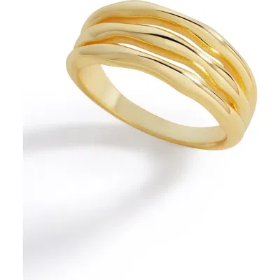 Mint & Lily Gold Triple Ring
