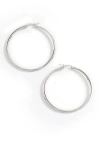 Mint & Lily Lynette Large Hoop Earrings In Metallic