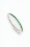 Mint & Lily May Birthstone Eternity Stacking Ring In Metallic