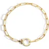 Mint & Lily Mint Paperclip Bracelet