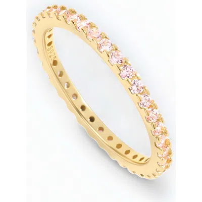 Mint & Lily October Birthstone Eternity Stacking Ring In Gold