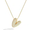 Mint & Lily Pave Bubble Initial Necklace In Gold