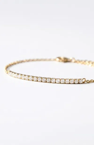 Mint & Lily Petite Line Bracelet In Gold