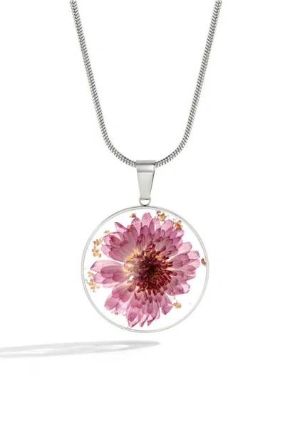 Mint & Lily Pressed Birth Flower Necklace