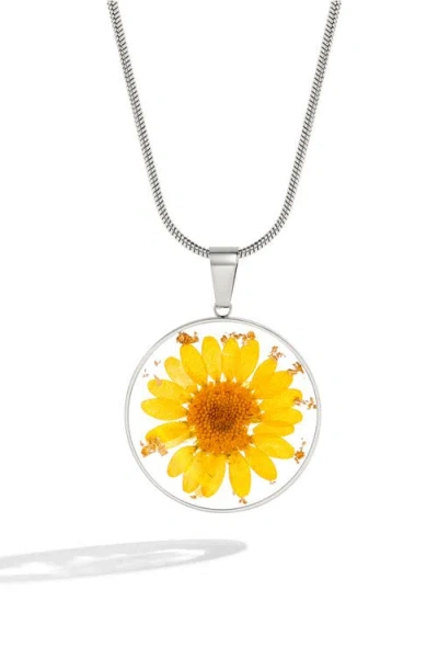 Mint & Lily Pressed Birth Flower Necklace