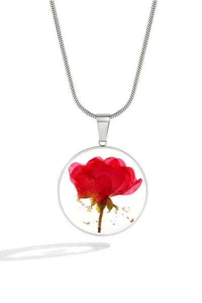 Mint & Lily Pressed Birth Flower Necklace