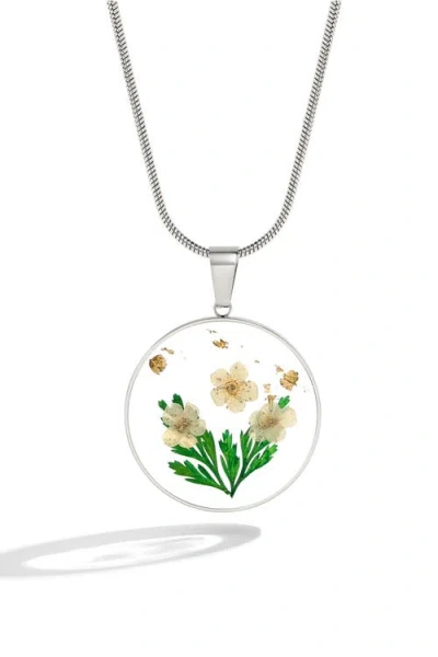 Mint & Lily Pressed Birth Flower Necklace