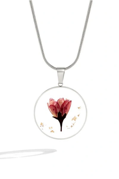 Mint & Lily Pressed Birth Flower Necklace