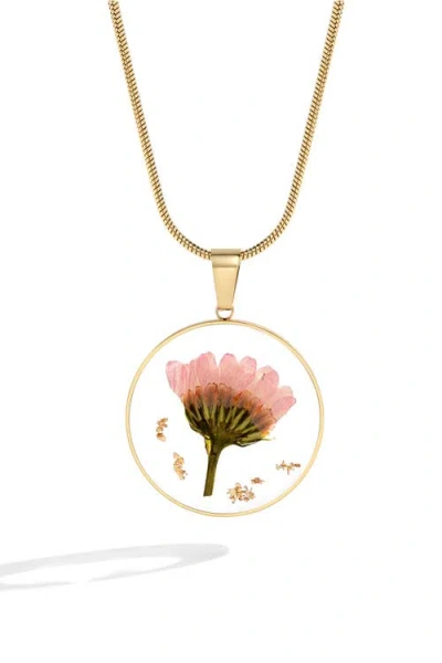 Mint & Lily Pressed Birth Flower Necklace